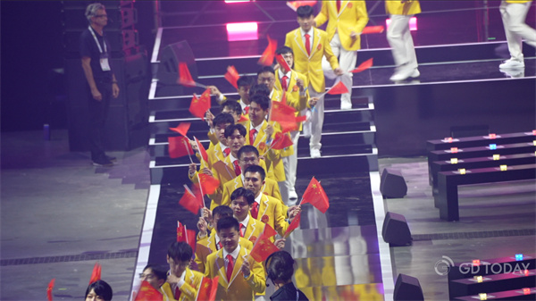 China’s largest-ever delegation shines at WorldSkills Lyon 2024 opening ceremony