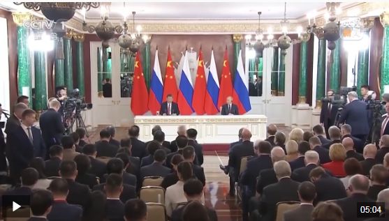 视频丨习近平同俄罗斯总统普京共同会见记者