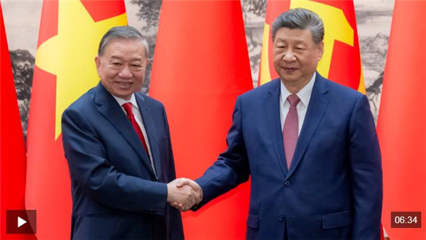 视频丨习近平同越共中央总书记、国家主席苏林举行会谈